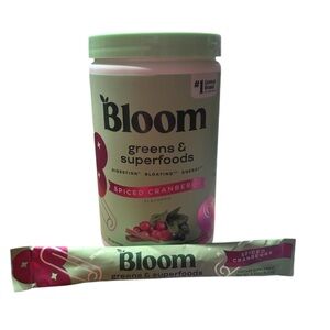 New Bloom Spiced Cranberry Greens & Superfoods Blend: 25 Servings